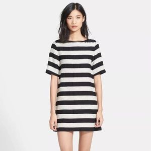 ALICE + OLIVIA~Mandy Striped Tweed Shift Dress~6